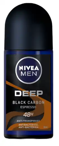 De Online Drogist Nivea men deep espresso anti-transpirant roll-on 50ml aanbieding