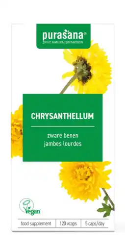 De Online Drogist Purasana chrysanthellum capsules 120cp aanbieding