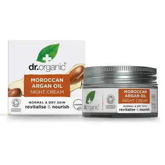 De Online Drogist Dr organic arganolie nachtcrème 50ml aanbieding