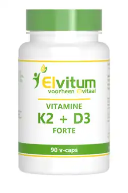 De Online Drogist Elvitum vitamine k2 d3 forte vegicaps 90cp aanbieding