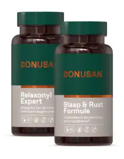 De Online Drogist Bonusan slaap & ontspanning bundel - 2 stuks aanbieding