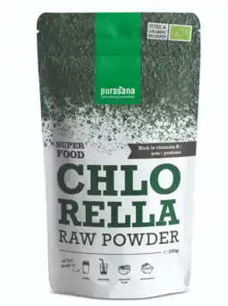 De Online Drogist Purasana chlorella raw powder 200gr aanbieding