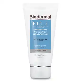 De Online Drogist Biodermal p-cl-e voedende handcrème - droge huid 75ml aanbieding