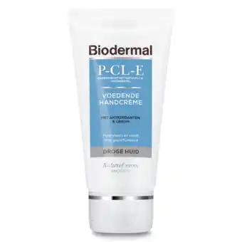 De Online Drogist Biodermal p-cl-e voedende handcrème - droge huid 75ml aanbieding