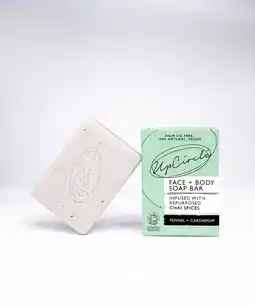 De Online Drogist Upcircle face & body soap bar fennel & cardamom 100gr aanbieding