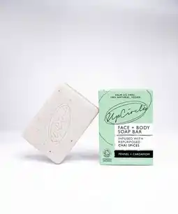 De Online Drogist Upcircle face & body soap bar fennel & cardamom 100gr aanbieding