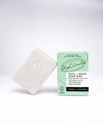 De Online Drogist Upcircle face & body soap bar fennel & cardamom 100gr aanbieding