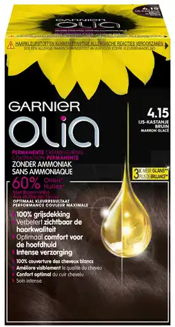 De Online Drogist Garnier olia 4.15 ijs-kastanje bruin 1st aanbieding