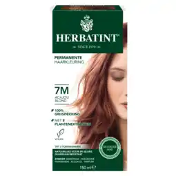 De Online Drogist Herbatint haarverf - 7m mahony blond 150ml aanbieding