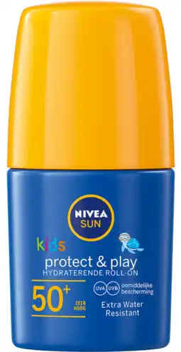 De Online Drogist Nivea sun kids protect & play zonnemelk spf50+ roll-on 50ml aanbieding