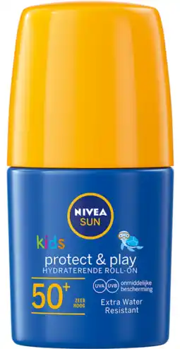 De Online Drogist Nivea sun kids protect & play zonnemelk spf50+ roll-on 50ml aanbieding