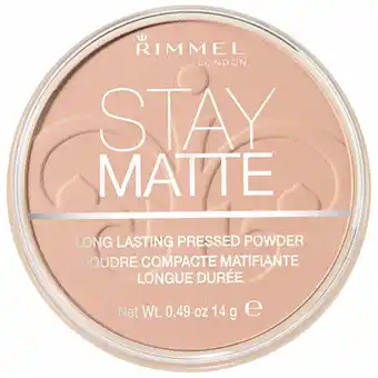 De Online Drogist Rimmel london poeder stay matte 008 cashmere 14gr aanbieding