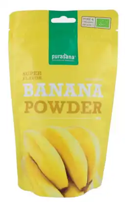 De Online Drogist Purasana banana powder 200gr aanbieding