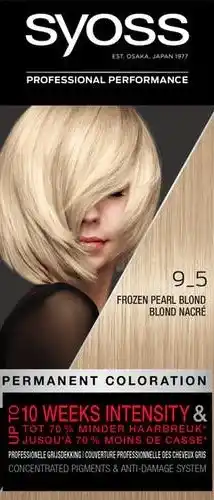 De Online Drogist Syoss color salonplex 9-5 frozen pearl blond 1st aanbieding