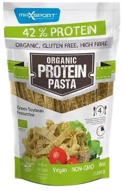 De Online Drogist Maxsport green soybean fettuccine 200gr aanbieding