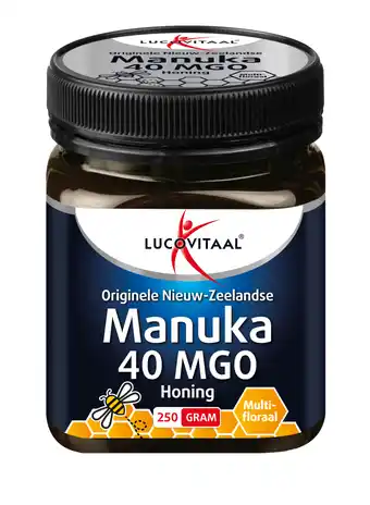 De Online Drogist Lucovitaal manuka 40 mgo honing 250gr aanbieding