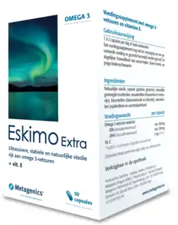 De Online Drogist Metagenics eskimo extra capsules 50cp aanbieding