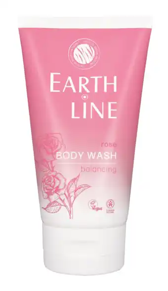 De Online Drogist Earth line rose bodywash 150ml aanbieding