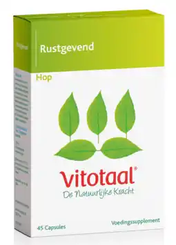 De Online Drogist Vitotaal hop capsules 45cp aanbieding