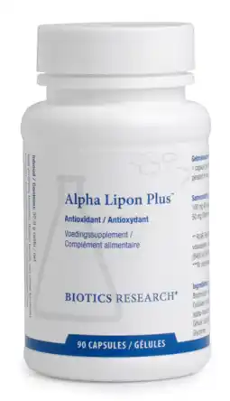De Online Drogist Biotics alpha lipon plus capsules 90cp aanbieding