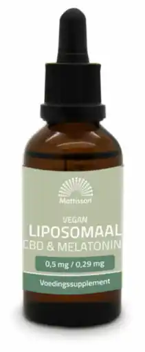 De Online Drogist Mattisson healthstyle vegan liposomaal cbd & melatonine 30ml aanbieding