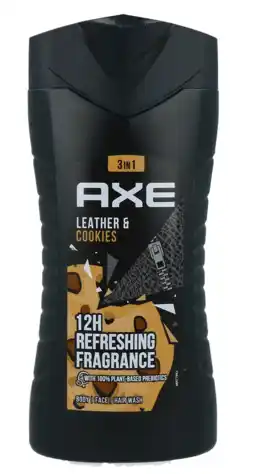 De Online Drogist Axe collision leather & cookies bodywash 250ml aanbieding
