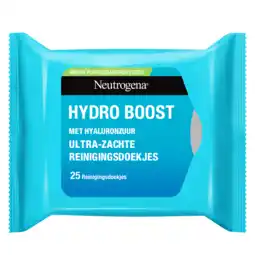 De Online Drogist Neutrogena hydro boost aqua reinigingsdoekjes 25st aanbieding