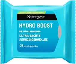 De Online Drogist Neutrogena hydro boost aqua reinigingsdoekjes 25st aanbieding
