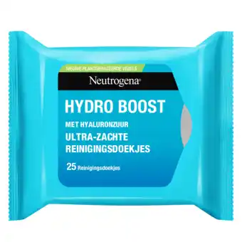De Online Drogist Neutrogena hydro boost aqua reinigingsdoekjes 25st aanbieding