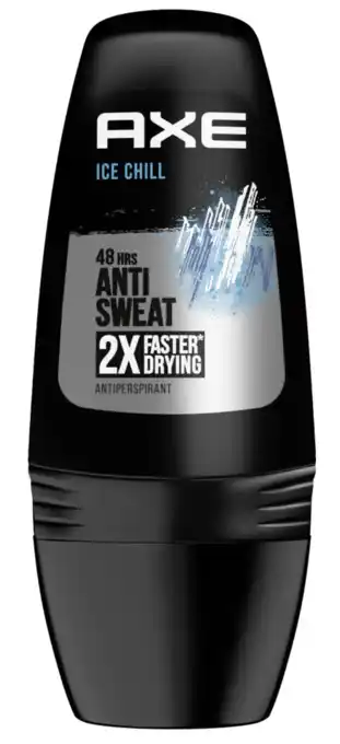 De Online Drogist Axe ice chill anti sweat deoroller 50ml aanbieding