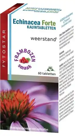 De Online Drogist Fytostar echinacea forte kauwtabletten 60ktb aanbieding