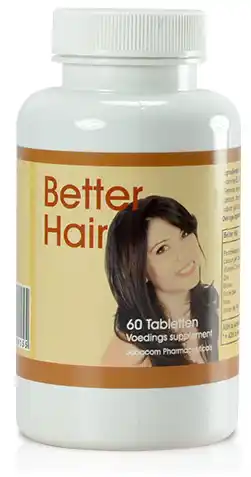De Online Drogist Better hair voor vrouwen tabletten 60tb aanbieding