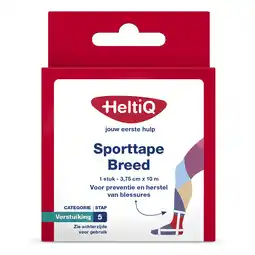 De Online Drogist Heltiq sporttape breed 3.75 x 1st aanbieding