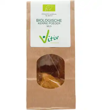 De Online Drogist Vitiv biologische kerrie poeder mild 50gr aanbieding