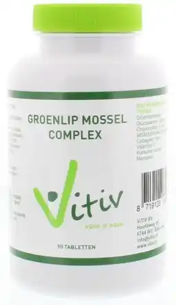 De Online Drogist Vitiv groenlip mossel complex tabletten 90tb aanbieding