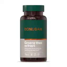 De Online Drogist Bonusan groene thee extract capsules 60cp aanbieding