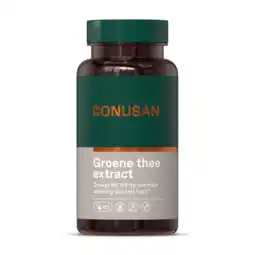 De Online Drogist Bonusan groene thee extract capsules 60cp aanbieding