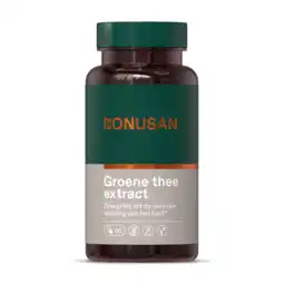 De Online Drogist Bonusan groene thee extract capsules 60cp aanbieding