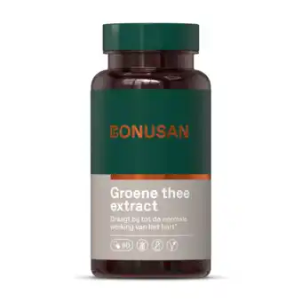 De Online Drogist Bonusan groene thee extract capsules 60cp aanbieding
