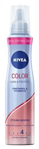 De Online Drogist Nivea color care & protect styling mousse 150ml aanbieding