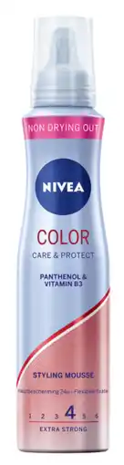 De Online Drogist Nivea color care & protect styling mousse 150ml aanbieding