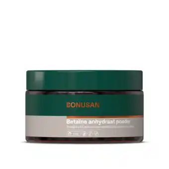 De Online Drogist Bonusan betaïne anhydraat poeder 125gr aanbieding