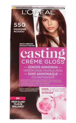 De Online Drogist L'oréal paris casting crème gloss 550 raspberry cupcake 180ml aanbieding