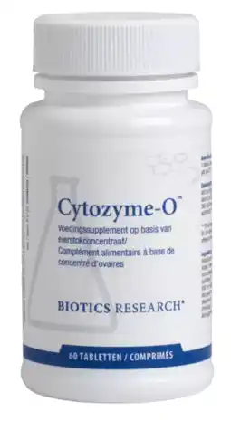 De Online Drogist Biotics cytozyme-o tabletten 60tb aanbieding