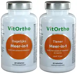 De Online Drogist Vitortho meer in 1 dagelijks & tiener tabletten 2st aanbieding