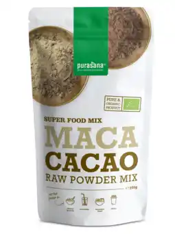 De Online Drogist Purasana maca cacao powder mix 200gr aanbieding