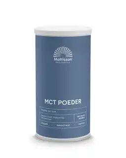 De Online Drogist Mattisson healthstyle mct poeder coconut pure 160gr aanbieding