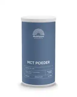 De Online Drogist Mattisson healthstyle mct poeder coconut pure 160gr aanbieding