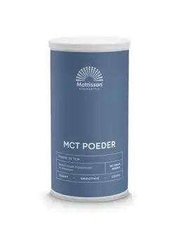 De Online Drogist Mattisson healthstyle mct poeder coconut pure 160gr aanbieding