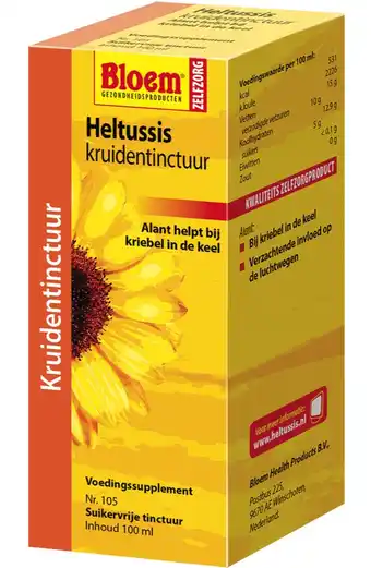 De Online Drogist Bloem heltussis tinctuur 100ml aanbieding